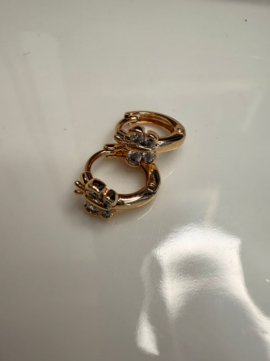 Mini Butterfly Hoops