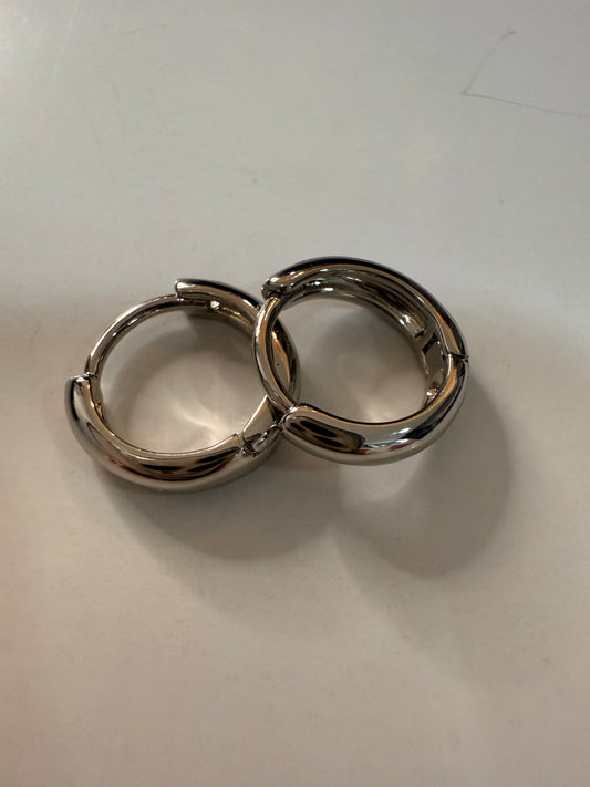 Silver Basic Hoops