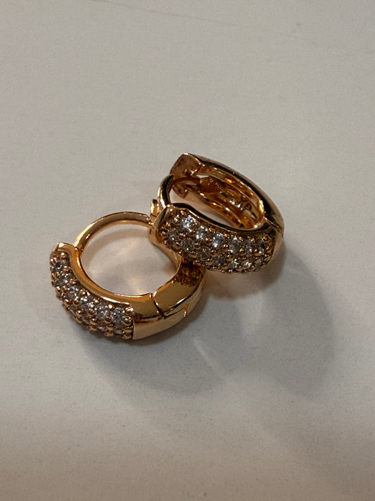 Mini Zircon Hoops