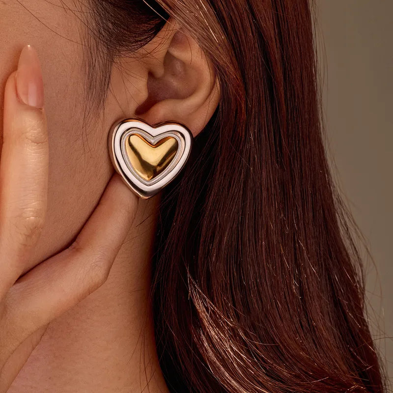 Heart Studs