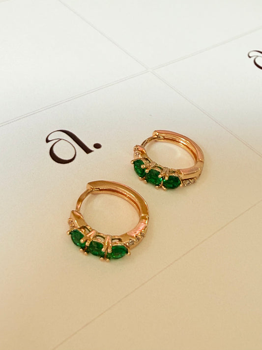 Mini Green Hoops