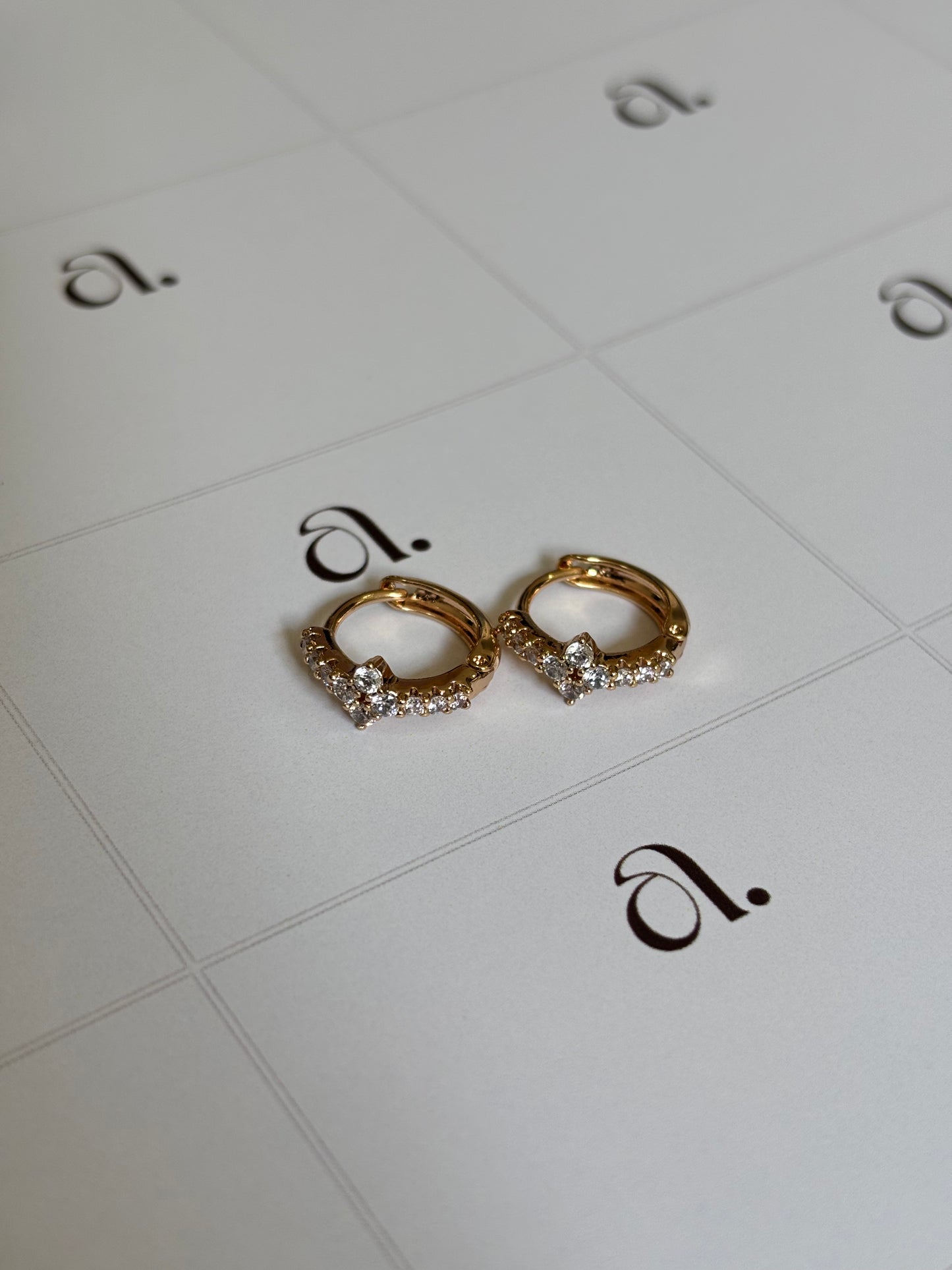 Mini Flower Hoops