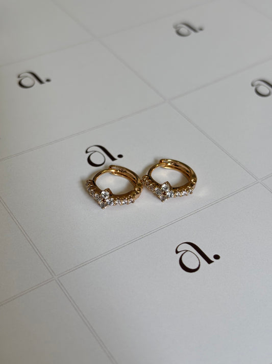 Mini Flower Hoops