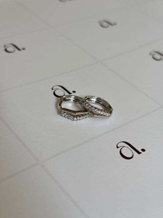 Silver Zicon Hoops