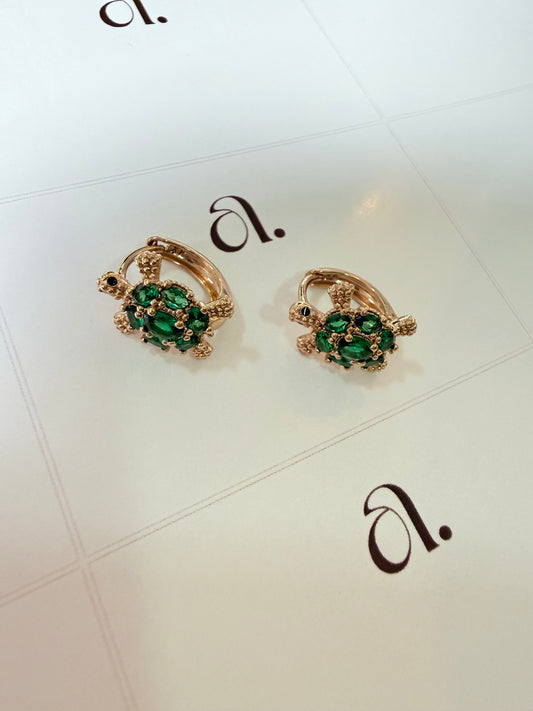 Green Turtle Hoops