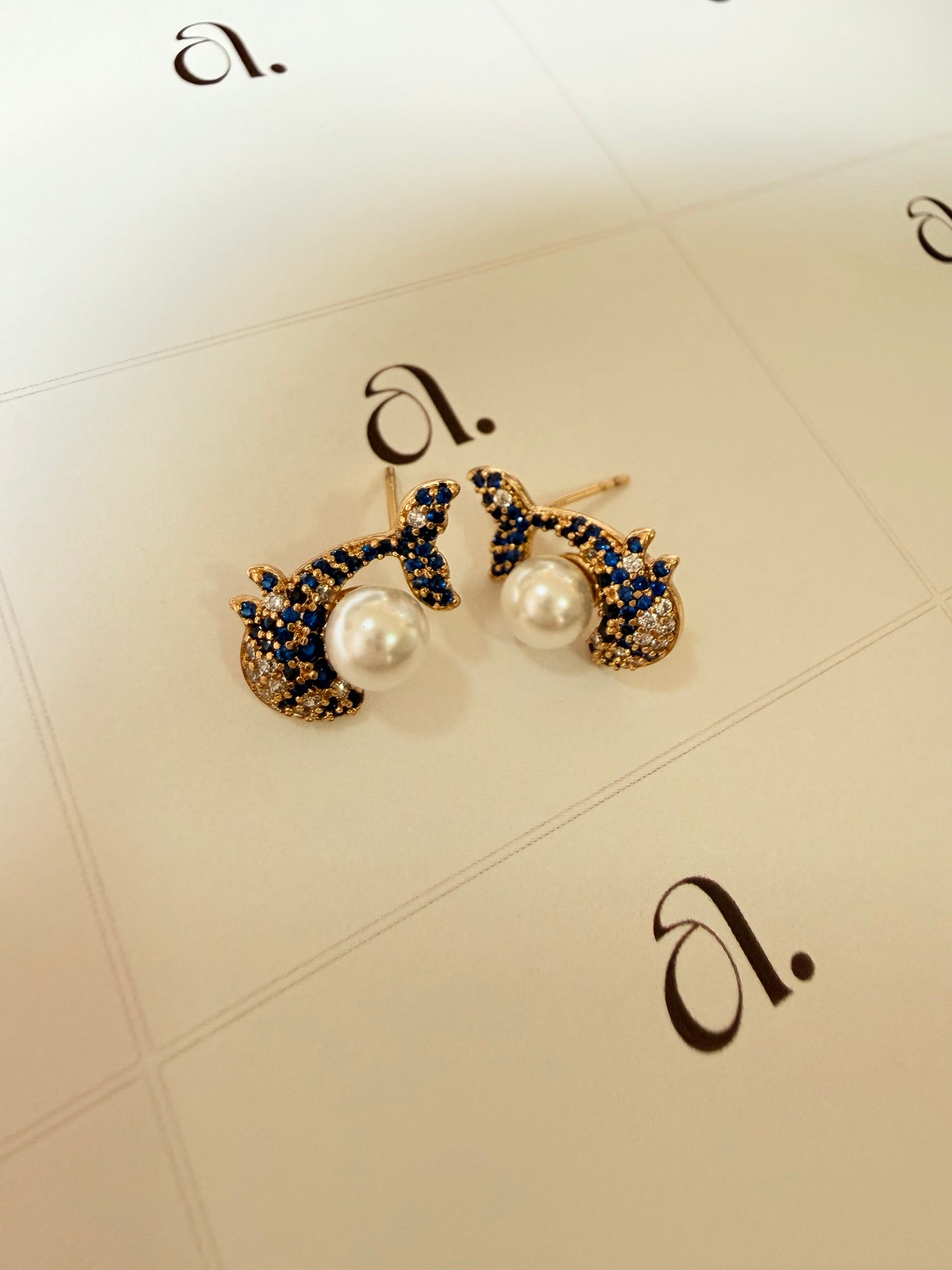 Whale Studs