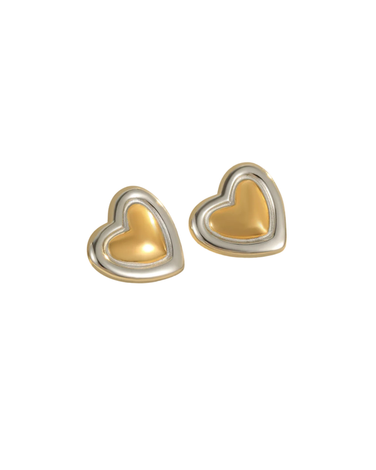 Heart Studs