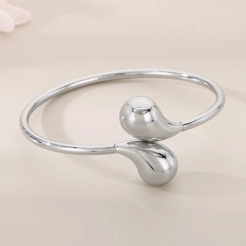 Silver Drop Bangle